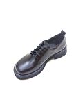 ALBİNİ SİYAH DERİ KADIN LOAFER AYAKKABI