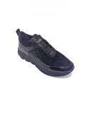 MARCOMEN SİYAH DERİ ERKEK SNEAKER AYAKKABI