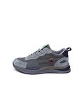 GUJA GRİ DERİ ERKEK SNEAKER SPOR AYAKKABI