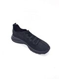 ALBİNİ SİYAH DERİ KADIN SNEAKER SPOR AYAKKABI