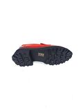 ALBİNİ KIRMIZI DERİ KADIN LOAFER AYAKKABI