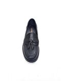 ALBİNİ SİYAH DERİ KADIN LOAFER AYAKKABI
