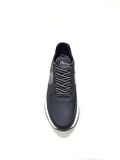MARCOMEN SİYAH DERİ ERKEK SNEAKER AYAKKABI