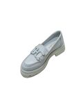 ALBİNİ BEYAZ DERİ KADIN SNEAKER AYAKKABI