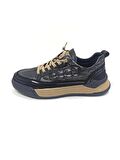 GUJA SİYAH ERKEK DERİ SNEAKER SPOR AYAKKABI