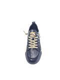 GUJA SİYAH ERKEK DERİ SNEAKER SPOR AYAKKABI