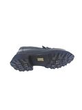 ALBİNİ SİYAH DERİ KADIN LOAFER AYAKKABI