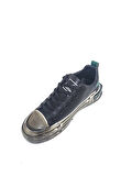 MARCOMEN SİYAH DERİ ERKEK SNEAKER AYAKKABI