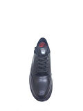 MARCOMEN SİYAH DERİ ERKEK SNEAKER AYAKKABI