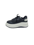 GUJA SİYAH KADIN SNEAKER SPOR AYAKKABI