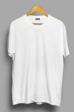 Baskısız "düz" Üniseks Oversize %100 Pamuk T-shirt
