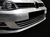 S-Dizayn VW Golf 7 Krom Ön Tampon Çıtası 2 Prç. 2013-2017