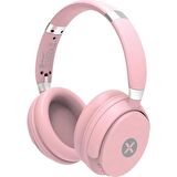 Dexim SC-301 Bluetooth 5.3 Kablosuz Kafaüstü Kulaklık Pembe/Gümüş DBT004-P