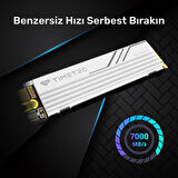 Timetec Pro MS47 2TB 5000/4400MB/s Gen4x4 22x80 M.2 NVMe SSD Beyaz