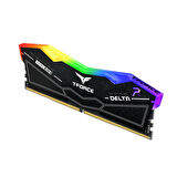 Team T-Force DELTA RGB Black 32GB(2x16GB) 7600Mhz DDR5 Gaming Ram CL36 (FF3D532G7600HC36DDC01)