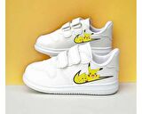 nayki pika pika baskılı sneaker çocuk spor ayakkabı