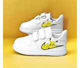 nayki pika pika baskılı sneaker çocuk spor ayakkabı