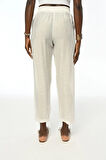 KADIN BELİ LASTİKLİ RAHAT KALIP DÜZ RENK PANTOLON