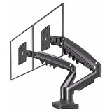 TAYFUN 13-32'' AMORTİSÖRLÜ STAND ÇİFT KOL LCD-LED MONİTÖR TUTUCU STAND ASKI APARATI