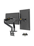 TAYFUN 13-32'' AMORTİSÖRLÜ STAND ÇİFT KOL LCD-LED MONİTÖR TUTUCU STAND ASKI APARATI