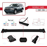 Chevrolet Tahoe 3 2007-2014 Arası ile Uyumlu FLY Model Ara Atkı Tavan Barı Siyah 2 Adet