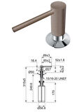 MRG 110-72 Eviye, Active Plus Spiralli Armatür, Sıvı Sabunluk Oyster Üçlü Set