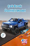 CADA Çek Bırak Araba Smash Off-Roader Pickup Truck 390 Parça Araba Yapım Seti -FFC52029W-390P