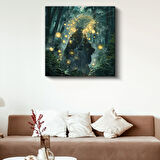 Orman Savaşçısı - Altın Işıltı Anime Kanvas Tablo