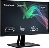 ViewSonic VP3256-4K 31.5 3840x2160 60Hz 5ms HDMI DP Type-C HDR10 Curved  IPS Monitör