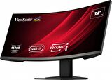 Viewsonic 34" VG3419C 120Hz 0.4 MS VA HDMI/DP/USB-C UWQHD Curved Oyuncu Monitörü