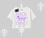 Oversize Crop Tshirt Rock Band Street Noise Culture