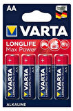 Longlife Max Power Aa Alkalin Kalem Pil 4 Lü