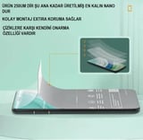 Xiaomi REDMİ NOTE 12T PRO Uyumlu Nano Arka Kaplama Şeffaf Hd Esnek 250UM Kalın - MAXXPRO