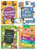 Ata 3.Sınıf Okuduğumu Anlıyorum + Neşeli Matematik Öyküleri + Bil Bul + Dikkat Akıl Zeka Oyunları