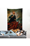 Sovyet lideri Vladimir Lenin Duvar Örtüsü-7677