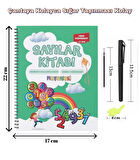 Harfleri | Sayıları ve Çizmeyi Öğreten Oluklu (Kabartmalı) 3’lü Kitap Seti | Sihirli Yazı Defterleri