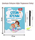 Harfleri | Sayıları ve Çizmeyi Öğreten Oluklu (Kabartmalı) 3’lü Kitap Seti | Sihirli Yazı Defterleri
