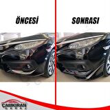 Honda civic fc5 uyumlu ön tampon eki asya model 2016 / 2019