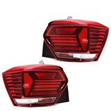 Vw polo 2018+ led stop (highline & r-line görünüm, selamlama ve hareketli sinyal)