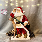 Uretti - Funda 1603 - El Yapımı Noel Baba Biblosu - 18 x 32 cm