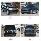 Lr range rover vogue 2018+ dönüşüm body kit seti 2002 / 2011
