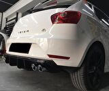 Seat ibiza arka tampon difüzörü pianoblack 2013 / 2017