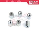 BCR013 Cam Kriko Kablo Halat Uç Pimi Tutma Perçini 6x8/1.7 mm 100 Adet