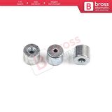 BCR017 Cam Kriko Kablo Halat Uç Pimi Tutma Perçini 6.5x5.5/1.7 mm 100 Adet