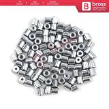 BCR026 Cam Kriko Kablo Halat Uç Pimi Tutma Perçini 5x5/1.7 mm mm 100 Adet