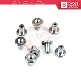 BCR033 Cam Kriko Kablo Halat Uç Pimi Tutma Perçini 9x9/1.6 mm mm 100 Adet