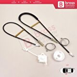 Iveco Stralis MK1 EuroCargo EuroTech EuroTrakker Truck 504040988 İçin Sağ Kapı Cam Kriko Tamir Seti