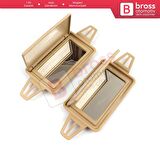 Mercedes W210 W211 İçin 2 Adet TAN Renk Güneşlik Makyaj Ayna Kapağı Aynalı 2108102510 2118100410