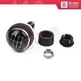 VW Golf Jetta MK5 MK6 Touran MK1 Caddy MK3 Eos Scirocco MK3 1K0711113 için 6 İleri Vites Topuzu