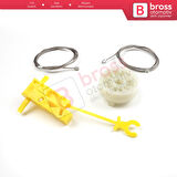 Renault Trafic MK2 Vivaro Primastar 2001-2015 7700311821 İçin Elektrikli Ön Sağ Cam Kriko Tamir Seti